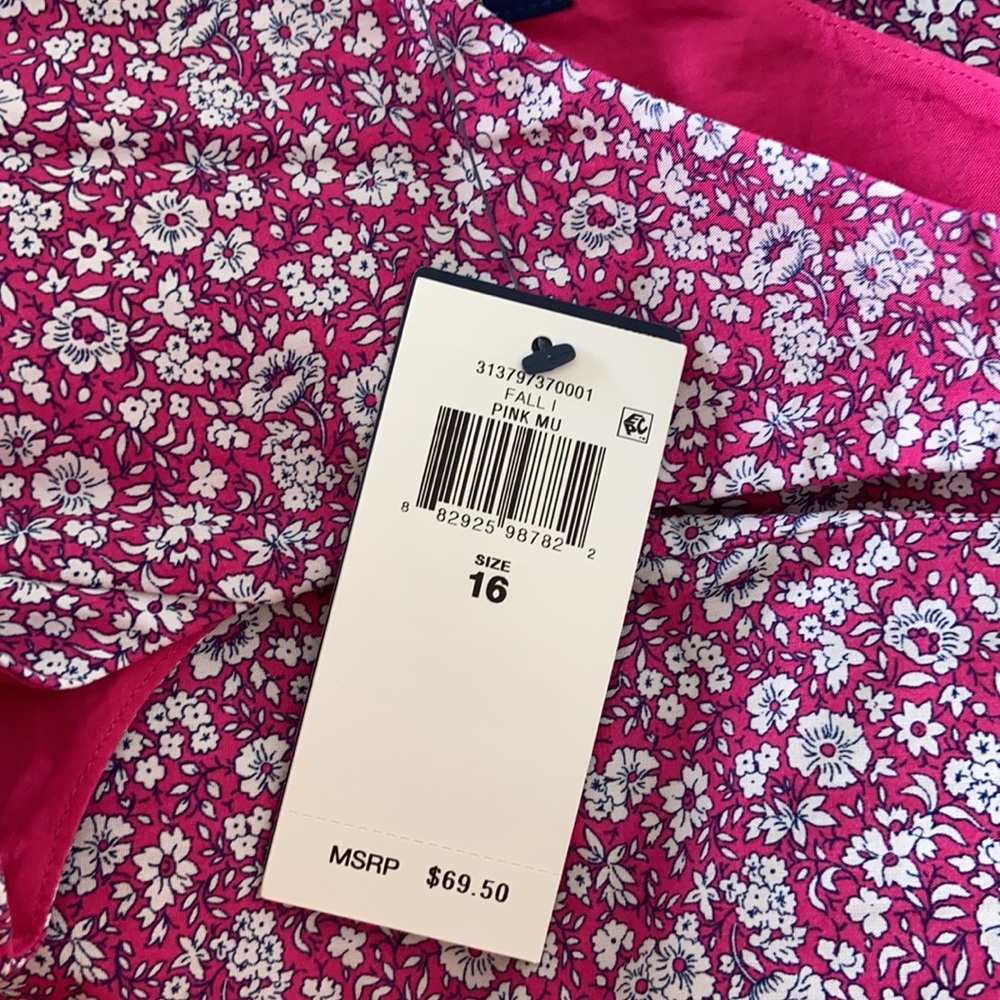 NWT Polo Ralph Lauren Floral Cotton Poplin Dress - Picture 5 of 5
